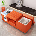 JINCHENG Modern Salon Hair Washing Chair Massage Pedicure Shampoo Bed Tables Custom Thai Head Spa Lay Water Circulation Steamer