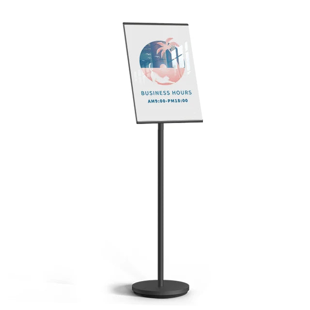 BOZE Frameless Aluminum Embedded Signage A3 A4 Premium Luxury Direction Sign for Shopping Mall & Airport
