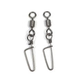 Wholesale Bulk Fishing Swivels High Strength Copper Stainless Steel Ball Bearing Swivels Fishing Swivel Snap With Coastlock Snap