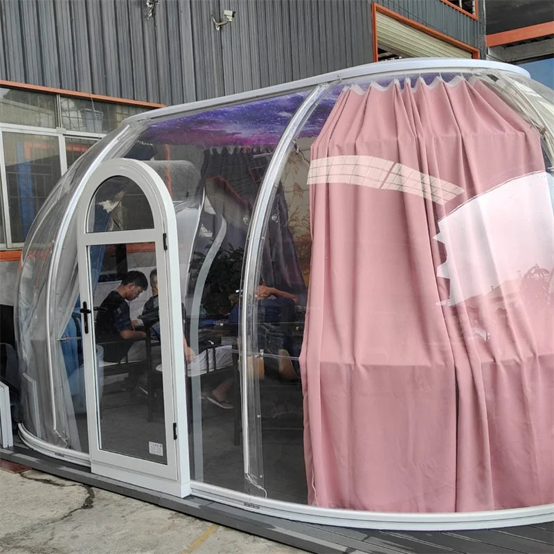 Luxury Full House Geodesic Igloo Transparent Polycarbonate Tent for Hotel Resorts Trade Show Bubble Dome Tent