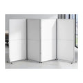 Modern Movable Partition Sliding Wall Foldable Space Divider Aluminum MDF Restaurant Office Bedroom Dining School Use