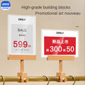 SVIAO 2022 New A5 Acrylic Sign Frame Wood Advertising Display Rack for Mall Clothing Store A4 Size