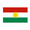 Wholesale 100% Polyester 3*5ft Professional Custom Kurdistan National Flag