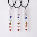 7 Chakra Selenite Healing Sticks With Crystal Gravel Chakra Healing Stick Raw Selenite Stick Wand for Yoga Meditation