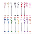 18 Colors Novelty Gifts 2025 Beadable Gifts Lobster Clip Metal Mini Beadable Zipper Bars Mini Beadable bar Keychains