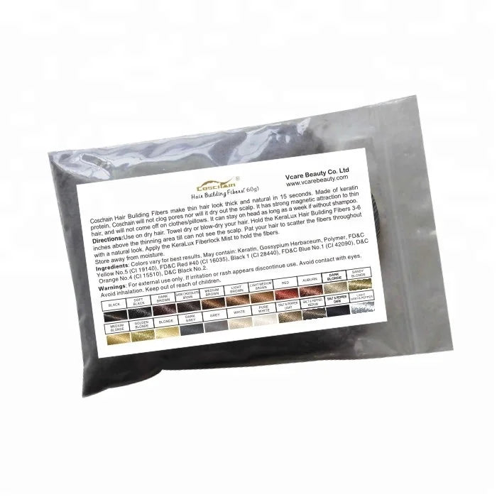 Strong Hold Texturizing Hair Loss Cover Building Fibers for Curly Hair & Beard White Hair Color Dye Gray Hair Treatment