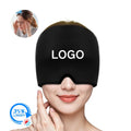 Factory Wholesale Custom 430g CE Certified Class II Hot Cold Therapy Migraine Relief Cap Leica Fabric Solid Gel Headache Pain