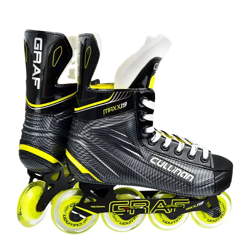GRAF MAXX19 ABEC-9 Two-Piece Thermoformed Quarter Panel CNC Integrated Aluminum Alloy Bracket PU 78A Wheel Asia Flashing Roller