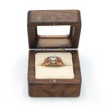 Customized Logo Wooden Vintage Style Jewelry Box for Necklace Ring Earrings Packaging-Personalized Jewelry Boxes