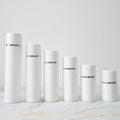 White Round Plastic Acrylic Lotion Pe Bottle 30ml 50ml 100ml 120ml 150ml Airless Pump Bottle Face Cream