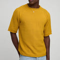 Custom Design Logo Men's Casual Cotton T-Shirts 220 Grams Weight Short Sleeve Crew Neck Knit Pullover Top Fashionable Knitwear