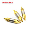SUBORUI D333 China Manufacturer HSS 6542 Double Ended Two Head Type a 60 Degree Center Drill Bits for Metal Drilling