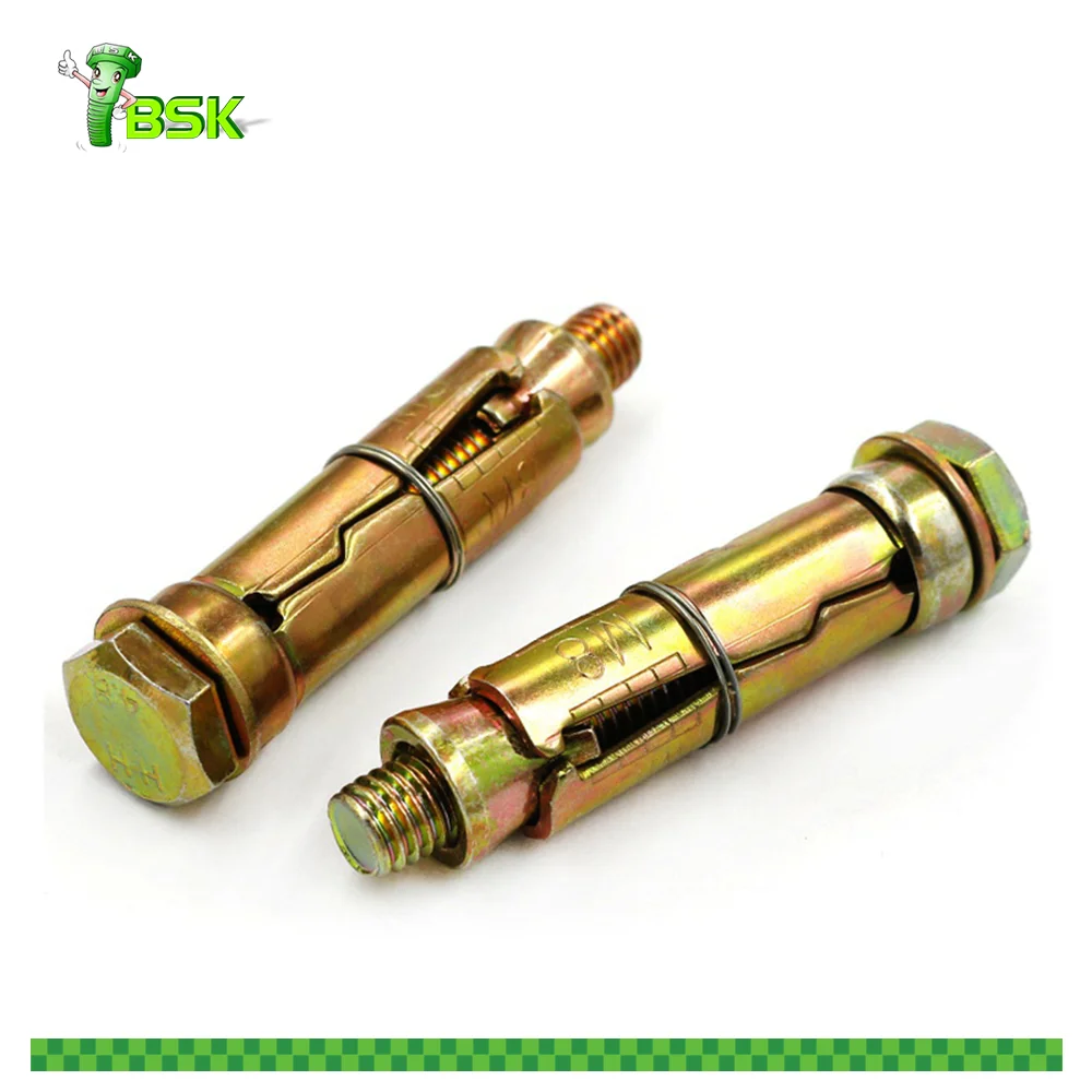 SS304 SS316 M6 M8 M10 M12 M14 M16 M18 M20 M24 M30 Stainless Steel Heavy Duty Stud Wedge Anchor