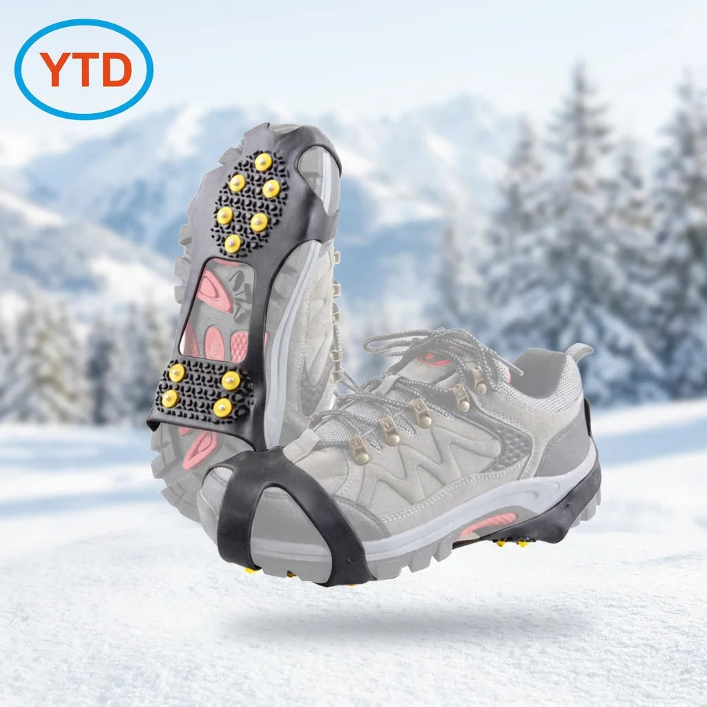 10tooth Nonslip Bundled Ice Climbing Crampons