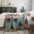 ASY Soft Nordic Microfiber Fluffy Knitted Throw Blanket Home Decor Rest Sleeping