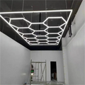 High Power Hexagonal Ceiling LED Work Light Series of Lights for Car Workshop Honeycomb LED Lighting