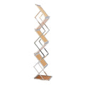 Classic Floor-Standing Metal Catalog Holder A4 Literature Rack Acrylic Sign Stand for Displaying Literature and Catalogs