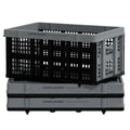 LEADLOONG Foldable Plastic Storage Baskets 56*40*27.3cm/22*15.7*10.7inch for Garage Home & Garden OEM/ODM Available