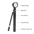 Mini Aluminum Bicycle Pump with Pressure Gauge Hand Tire Inflator for Easy Bike Maintenance