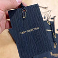 Factory Wholesale Custom Logo Embossed Printed Clothing Hang Tags Luxury Garment Brand Name Price Label Paper Tags