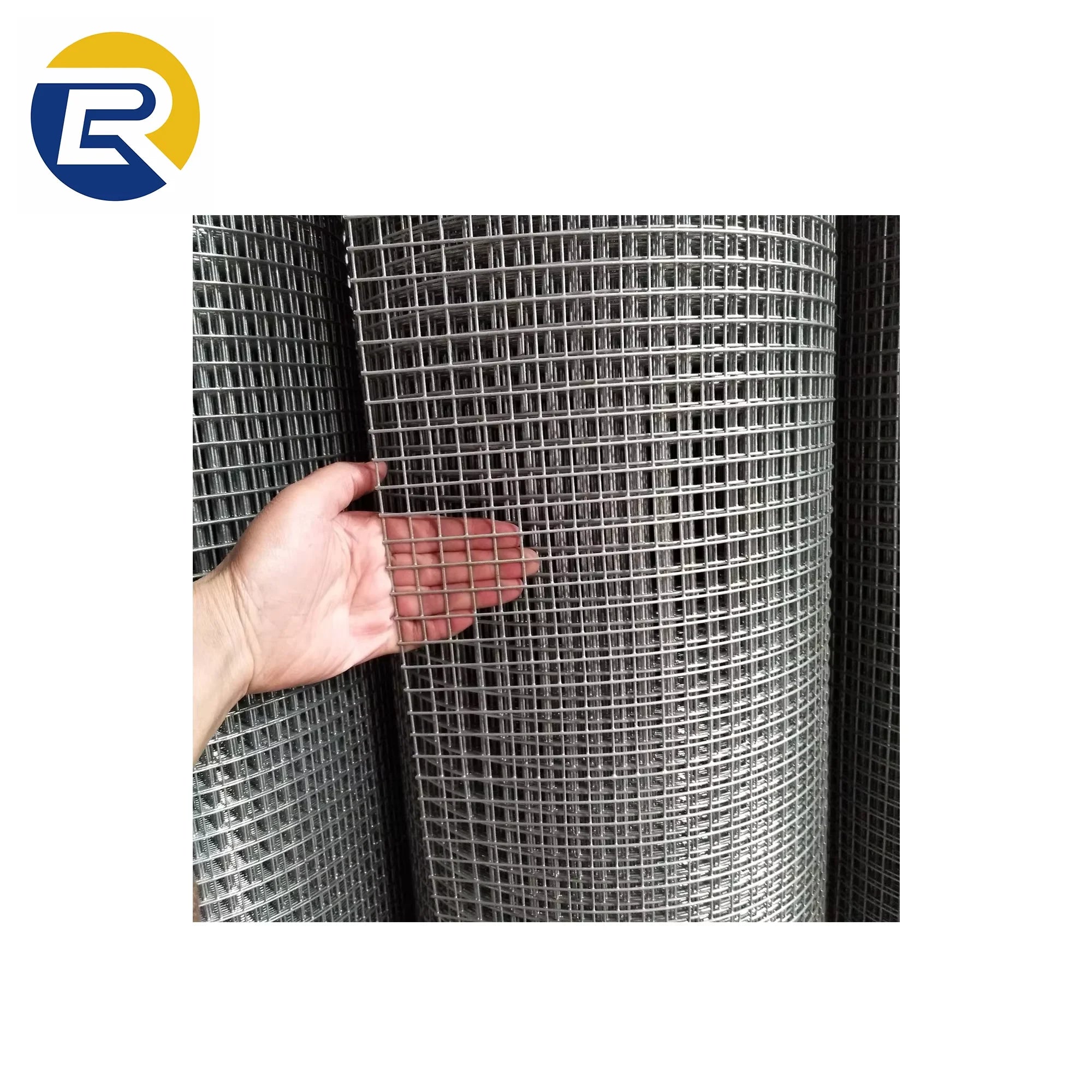 Galvanized Welded Wire Mesh Pvc Coated Wire Mesh Animal Rural Farm Hot Dipped Galvanized Steel Wire Mesh Hinge Joint Fence