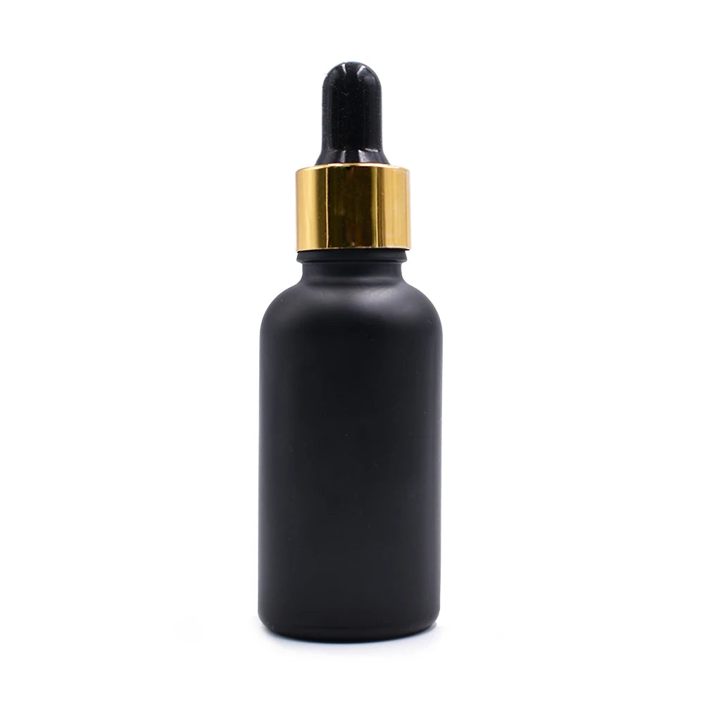 30ml Matte Frosted Clear Glass Dropper Bottle for Essential Oil Skin Care Serum & Eye Drops