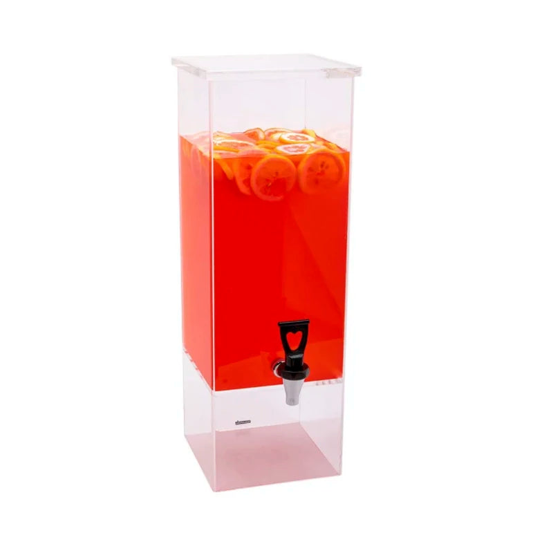 Bespoke 3 Gallon Clear Acrylic Drink Dispenser Lucite Beverage Orange Juice Drinking Dispenser