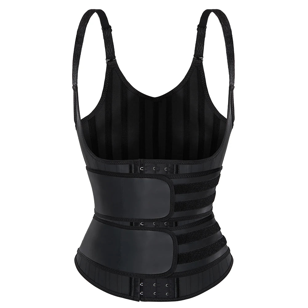 Wholesale 25 Boned Waist Cincher Shaper Slimming Waist Posture Corrector Corset Latex Vest