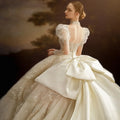 AL1041 New Arrival 2022 Summer New Bride Wedding Retro Luxury Advanced Texture Big Tail Long Sleeve Girl Wedding Dress