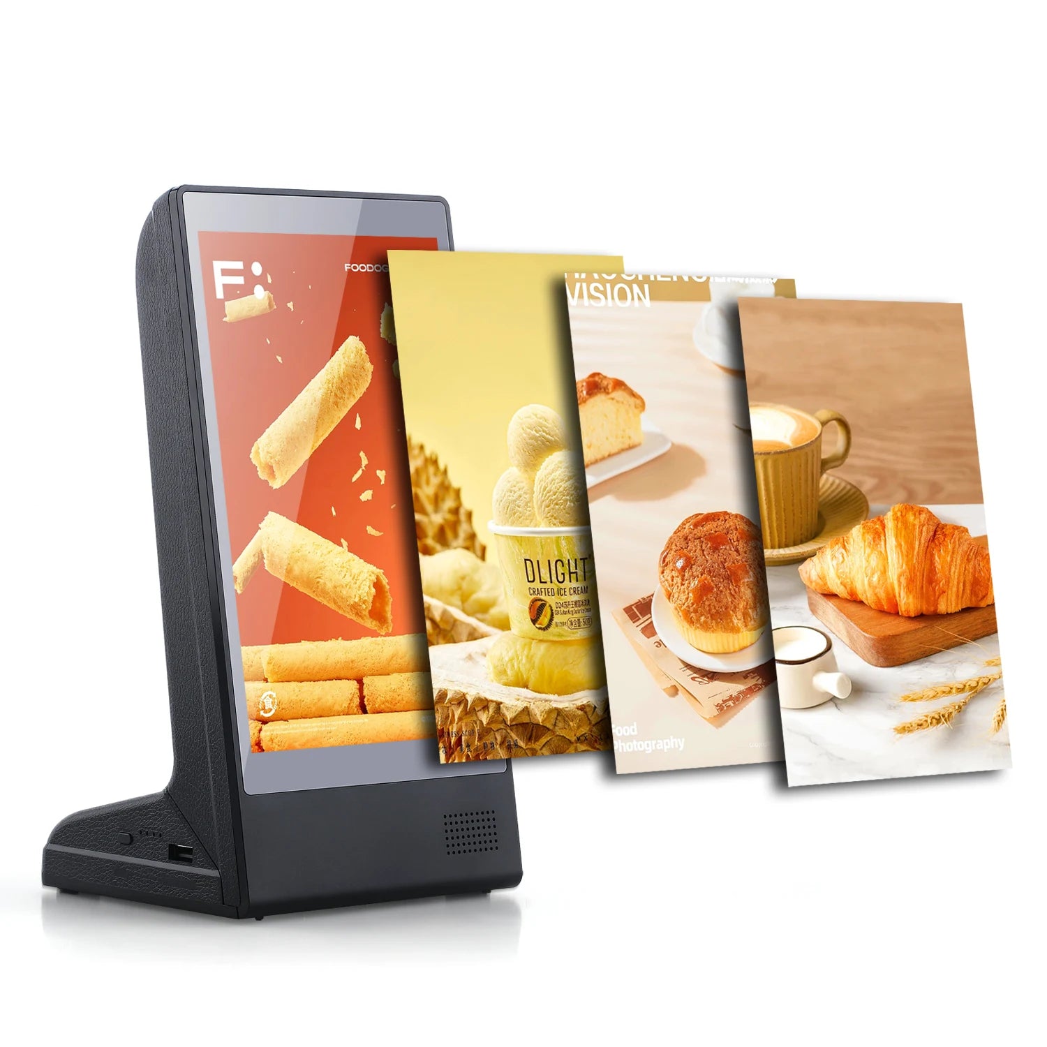 Remote Control Tabletop Digital Order Call System Power Bank Other Restaurant Supply Advertising Player Table Menu Display