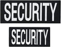 Security Patch With Loop Hook System for Uniforms With Sublimated Printing Letters One Small and One Large