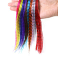 Bulk zebra Synthetic Hair Grizzly Fiber for Tying Pike Streamers Fly Tying Material Buck Tail Saltwater Minnow Flies Fiber