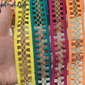 Embroidery Car Bone French Lace Sequin Eyelash Accessories Bridal Wedding Veil Wrist Decoration Material White Water Soluble