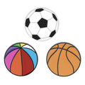 Cartoon Football Basketball Beach Ball Enamel Fashion Brooch Pin Alloy Badge Shirt Backpack Metal Pin Jewelry Gift for Men