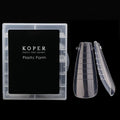120pcs Clear Dual Nail Forms Acrylic Nail Extension System Form Full Cover False Nail Dual Forms with Scale