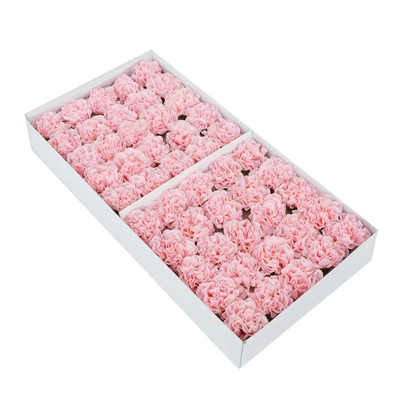 Wholesale Hot Selling Scented Artificial Flowers Real Touch Handmade Bouquet Gift Box Decorated New Carnations Soap Flower