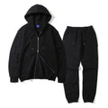 Premium Double Zip up Hoodies and Sweatpants Full Zip Hoodie Sweatsuit Training Jogging Wear