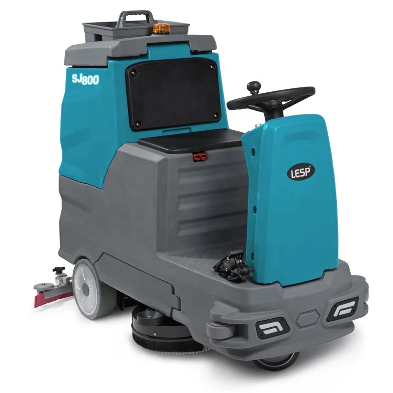 LESP Electric Ride-On Floor Cleaning Machine with High Pressure Cleaning Made in Shanghai