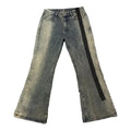 DENIMGUYS Street Style Men's Vintage Y2k Washed Denim Custom Men Baggy Wide Leg Jeans