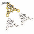 YuenZ Antique Silver Color Necklace Findings Metal Charm Pendants Jewelry Making DIY Charms Handmade G103