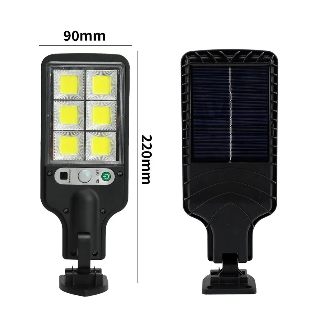 New Product Outdoor With Remote Control Light Solar Waterproof Waterway Human Body Induction Light Courtyard Garden Lighting