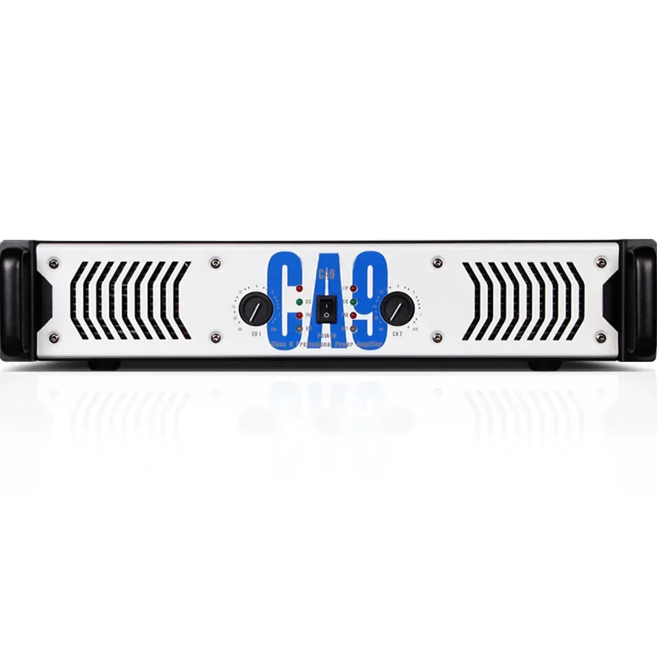Depusheng CA9 High Power 750W Professional Power Amplifier Audio Stereo Karaoke DJ BT Mixer EQ with USB/SD/FM/BT