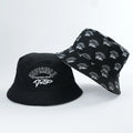Wholesale Reversible Bucket Hat With Custom Printed Logo One Side Custom Embroidery Logo Reversible Bucket Hat With Custom Logos