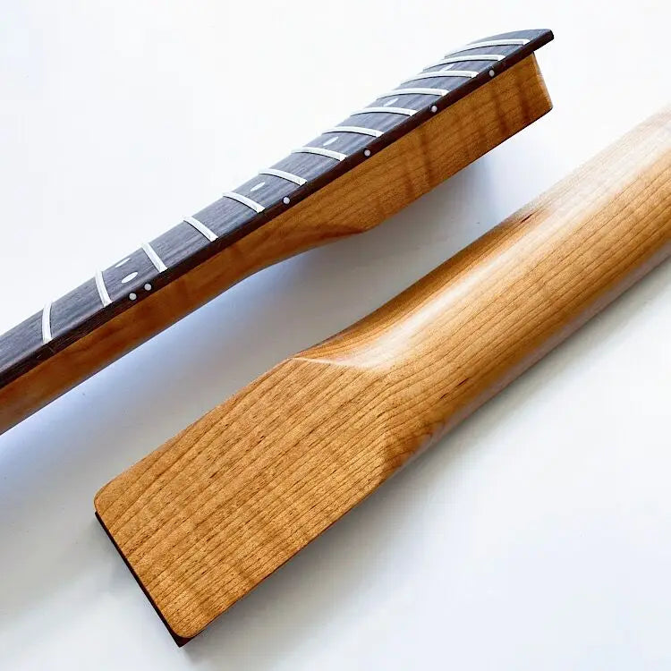 Custom 22 Frets Electric Guitar Neck TL Roasted Flame Maple Guitar Neck for Sale with Rosewood Fretboard