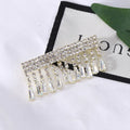 High Quality Rhinestone Tassels Brooches Fashion Crystal Jewelry Pin for Women for Wedding Clothes and Bags Manufacturer Made