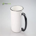 Prosub Custom Sublimate Drinking Mug Coffee Water Cup Sublimation Ceramic Mug With Colors Handle