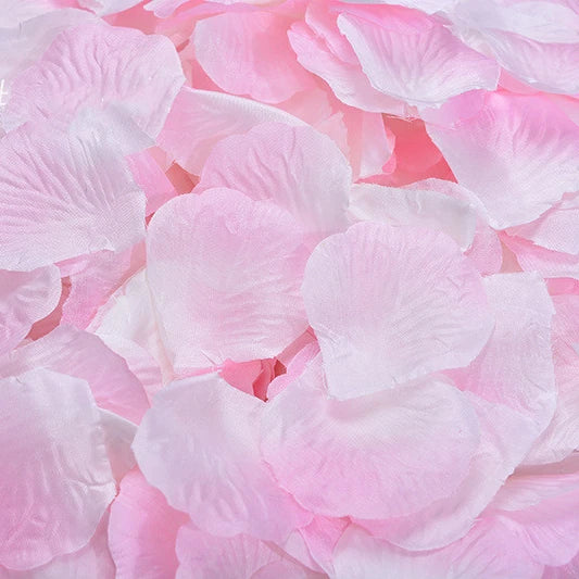 H05246 Champagne Silk Wedding Artificial Rose Flower Petals for Wedding Decoration