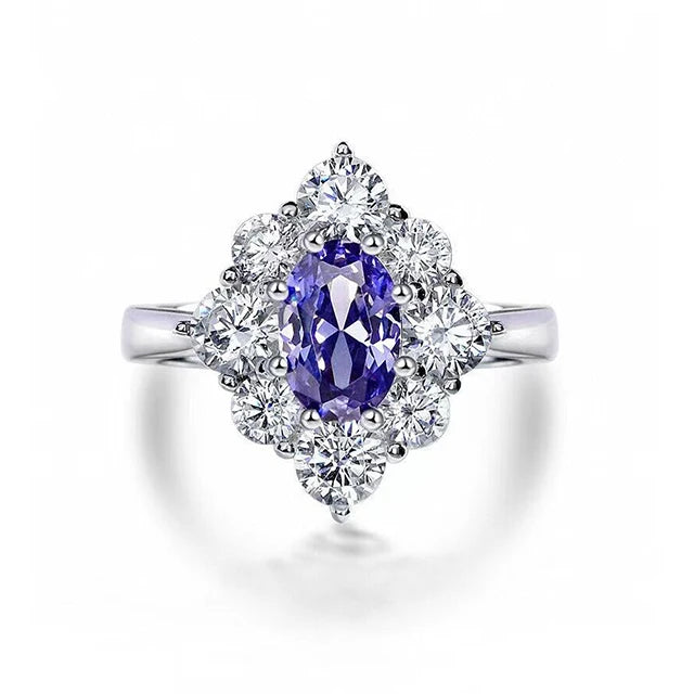 Solid 925 Sterling Silver Rhodium Plated Classic Wedding Ring with Cubic Zirconia Eternity Band for Women