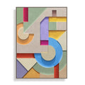 Custom Modern Artwork 3D Wholesale Modern Wall Art Embossed Texture Shaped Living Room Wall Art