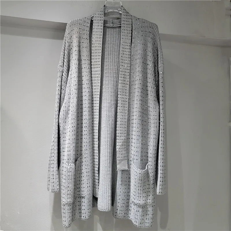 Boutique Wholesale 2025 Spring New Fashionable Loose and Versatile Long Sleeve Women's Sweater